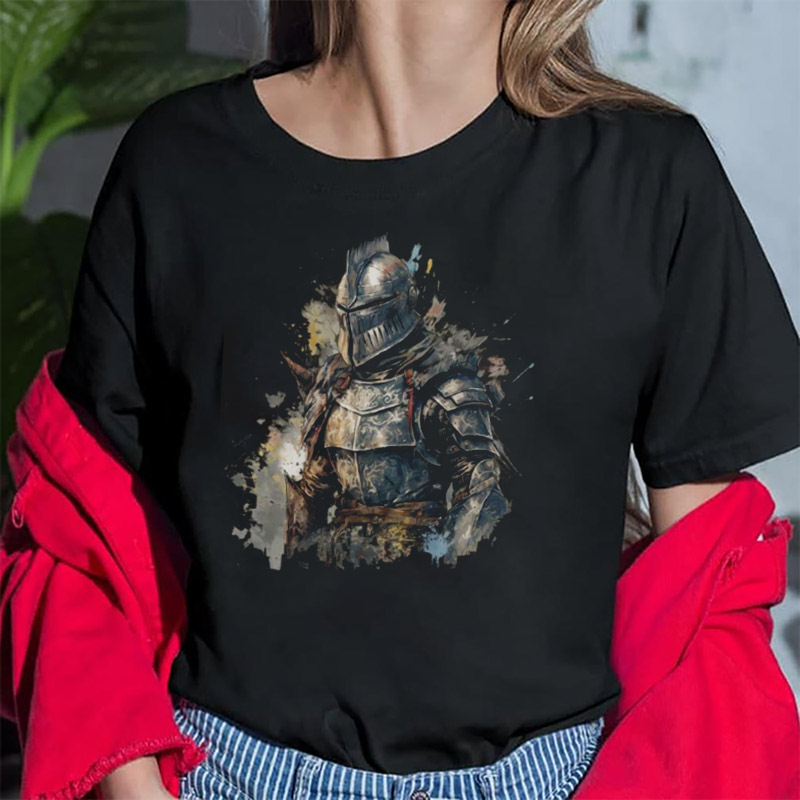 A Fantasy Medieval Knight In Armour Shirt A Fantasy Medieval Knight In Armour Shirt