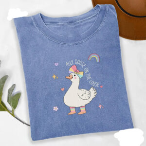Ally Goose On The Loose Pride LGBTQ Comfort Colors Tee Ally Goose On The Loose Pride LGBTQ Comfort Colors Tee