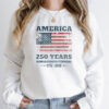 America 250 Years Flag Usa T-shirt