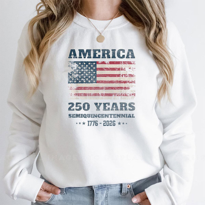 America 250 Years Flag Usa T-shirt America 250 Years Flag Usa T-shirt
