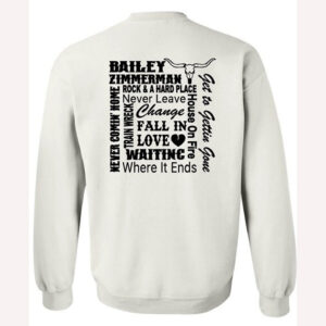 Bailey Zimmerman Concert 2-sided Shirt Bailey Zimmerman Concert 2-sided Shirt