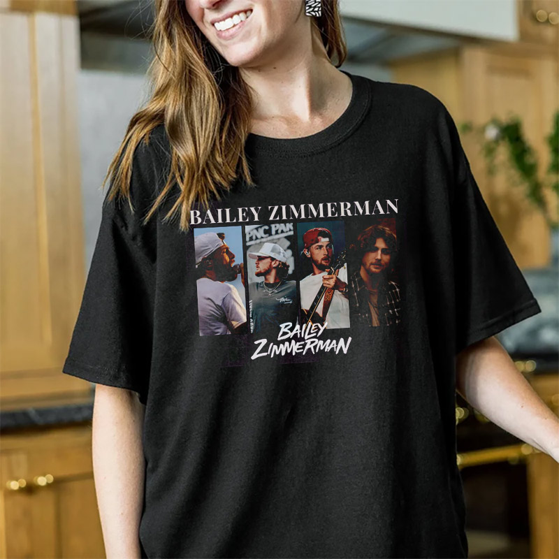 Bailey Zimmerman Tour Songs T-shirt Bailey Zimmerman Tour Songs T-shirt