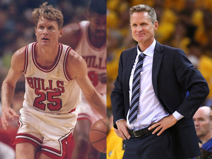 Coach of the GSW Steve Kerr