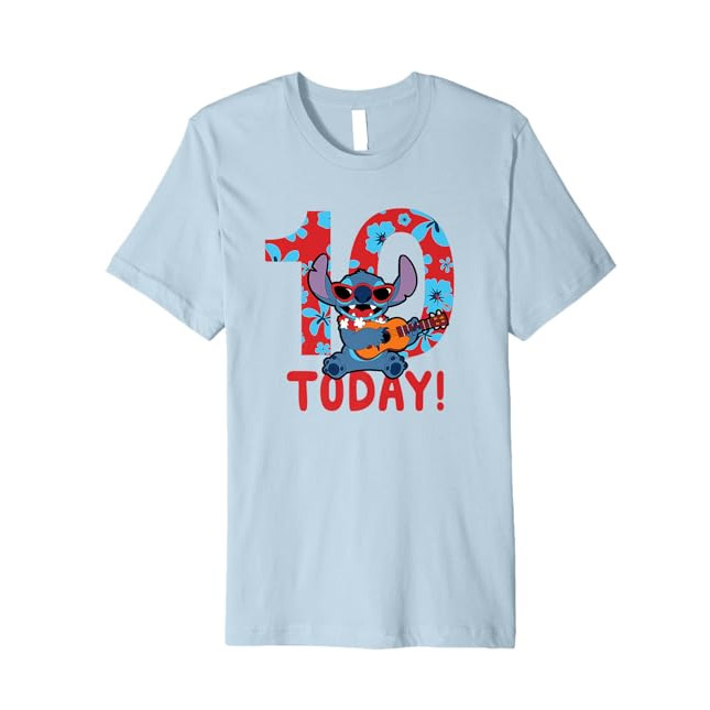 Custom Disney Lilo And Stitch Tropical Birthday Today T-shirt Custom Disney Lilo And Stitch Tropical Birthday Today T-shirt