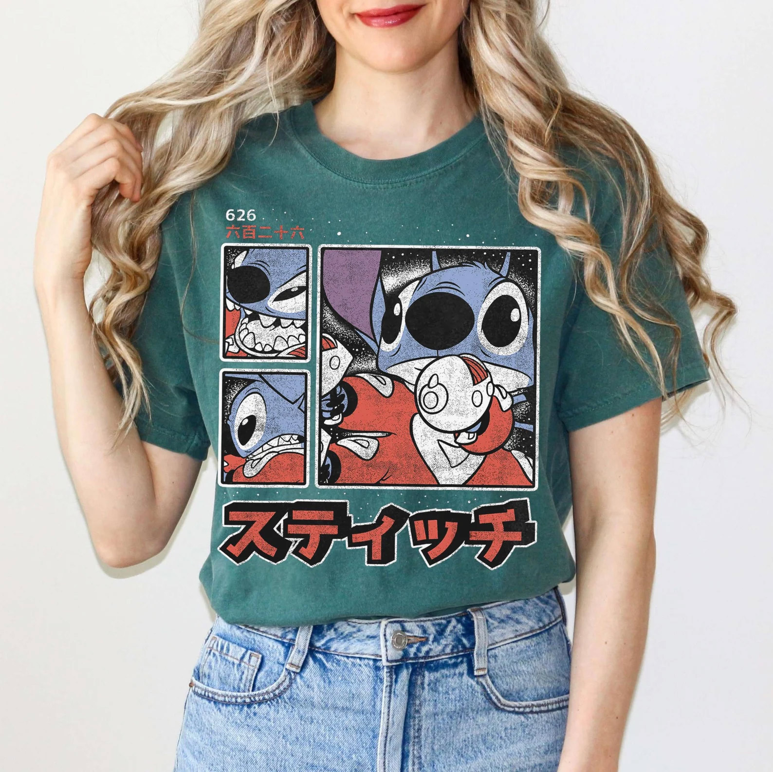 Disney Lilo And Stitch 626 Retro Comfort Colors T-shirt Disney Lilo And Stitch 626 Retro Comfort Colors T-shirt