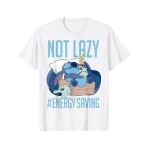 Disney Lilo And Stitch Not Lazy Funny T shirt 3