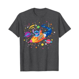 Disney Lilo And Stitch Space Adventure Cartoon T shirt 2