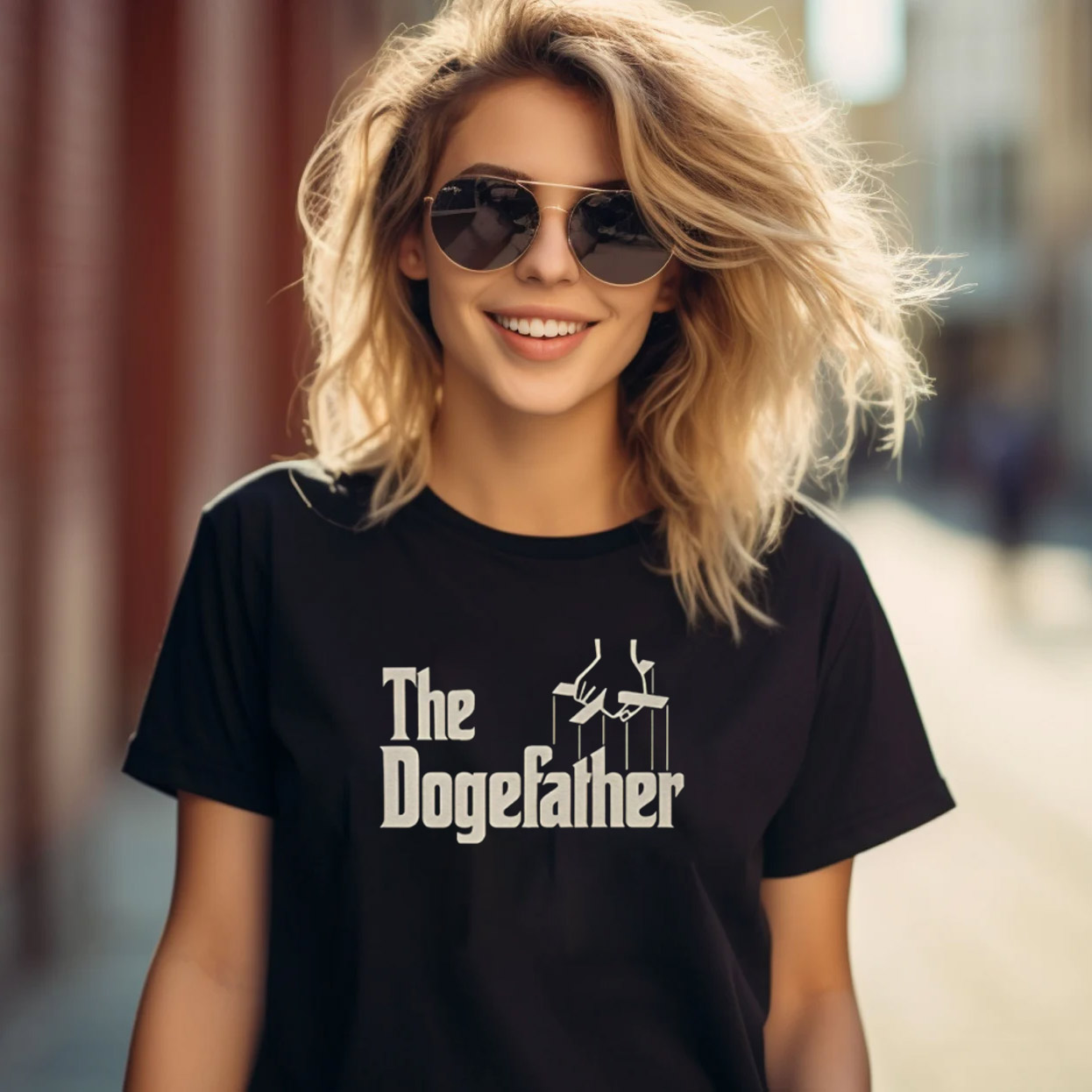 Elon Musk The Dogefather Funny Crypto T-shirt Elon Musk The Dogefather Funny Crypto T-shirt