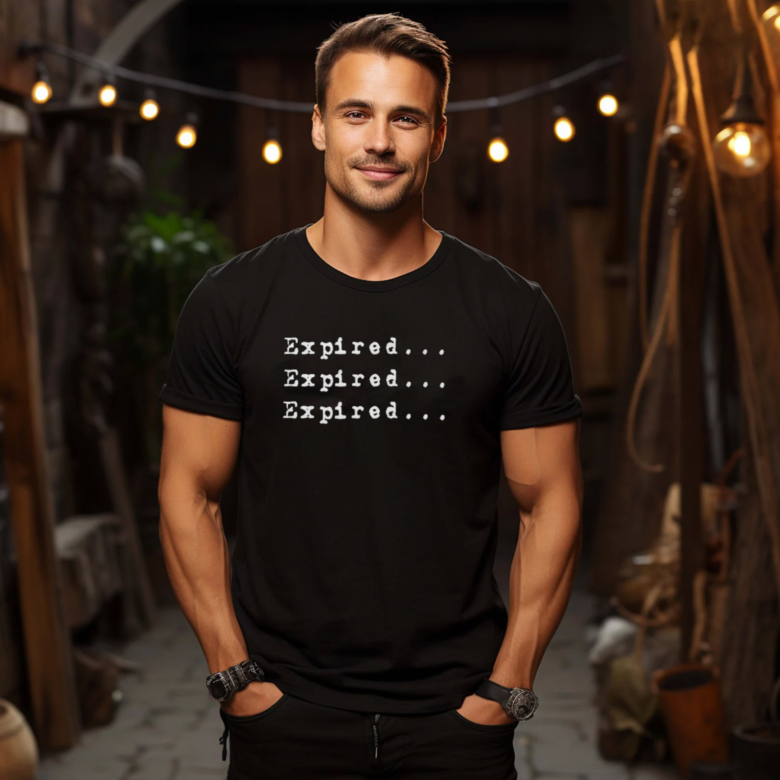 Expired, Expired, Expired Funny Old Lady T-shirt Expired, Expired, Expired Funny Old Lady T-shirt