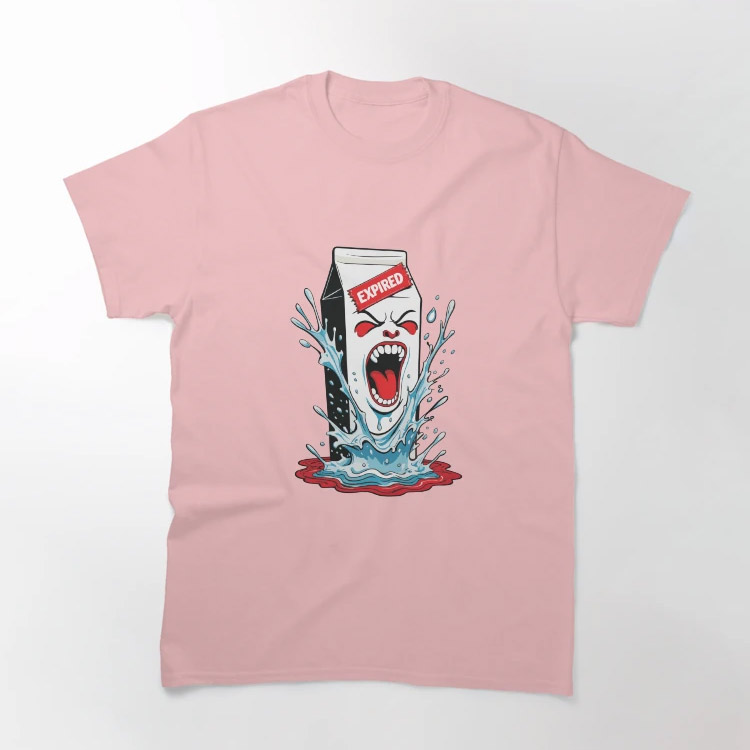 Expired Milk Angry Funny Meme T-shirt Expired Milk Angry Funny Meme T-shirt
