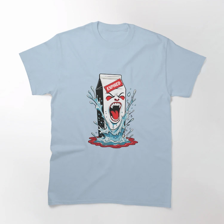 Expired Milk Angry Funny Meme T-shirt Expired Milk Angry Funny Meme T-shirt