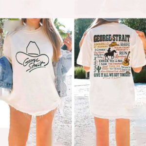 George Strait Country Music 2 sided Shirt 1
