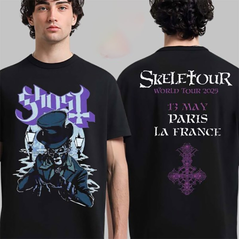 Ghost Skeletour World Tour 2025 2-Sided Shirt Ghost Skeletour World Tour 2025 2-Sided Shirt