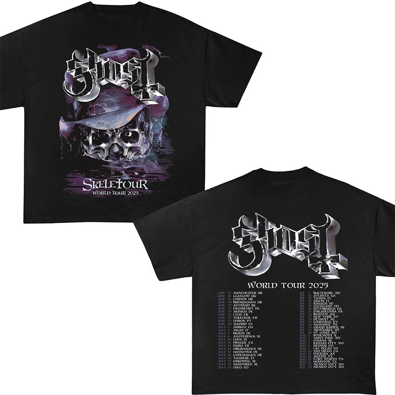 Ghost World Tour 2025 2-sided Shirt Ghost World Tour 2025 2-sided Shirt