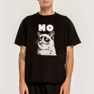 Grumpy Cat No Humor Graphic T shirt 2
