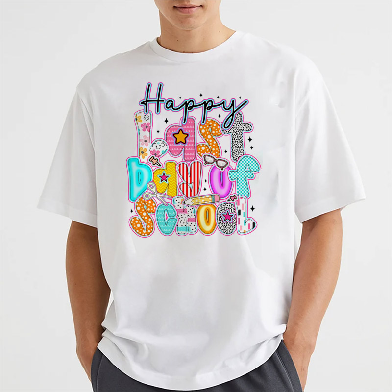 Happy Last Day Of School Summer Teacher T-shirt Happy Last Day Of School Summer Teacher T-shirt