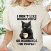 I Don’t Like Morning People Or Mornings Or People Grumpy Cat Comfort Colors T-shirt