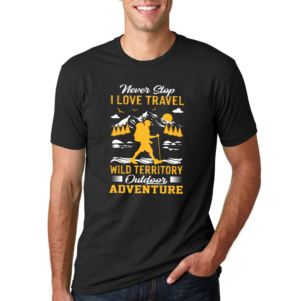 I Love Travel Outdoor Adventure T-shirt I Love Travel Outdoor Adventure T-shirt