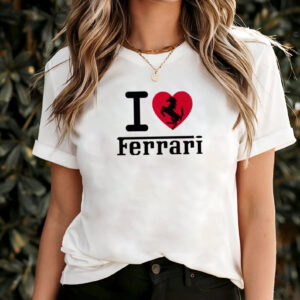 I Love Ferrari Racing Car T-shirt