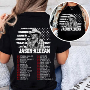 Jason Aldean Full Throttle Tour 2 sided Shirt 1