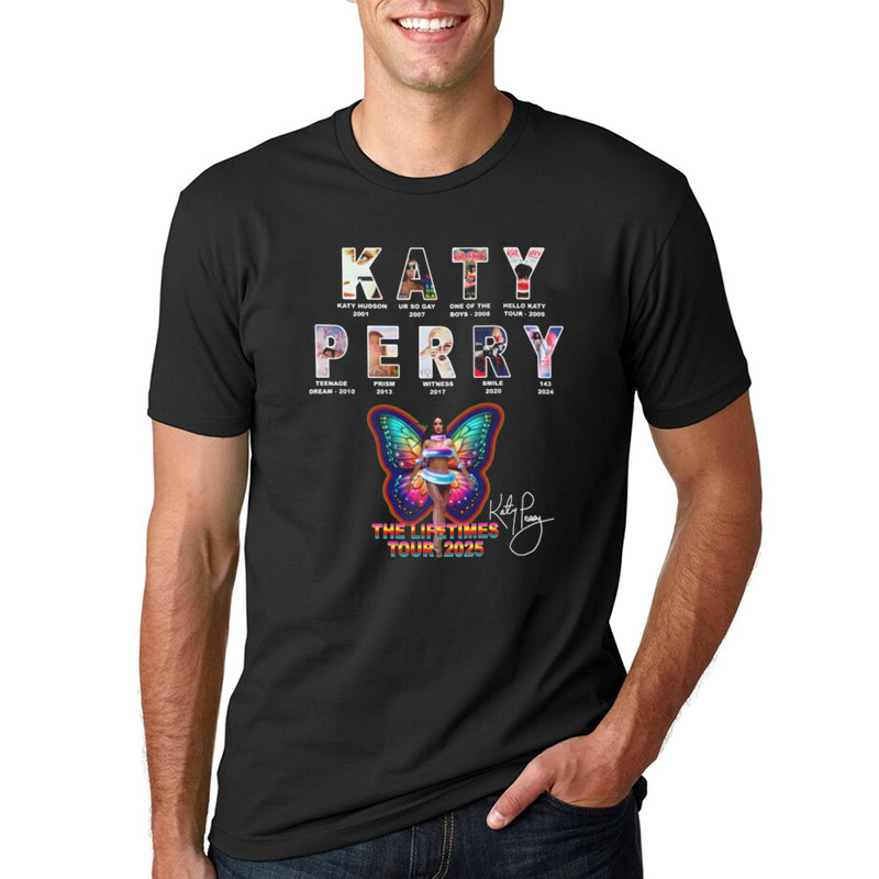 Katy Perry All Album The Lifetime Tour Shirt Katy Perry All Album The Lifetime Tour Shirt