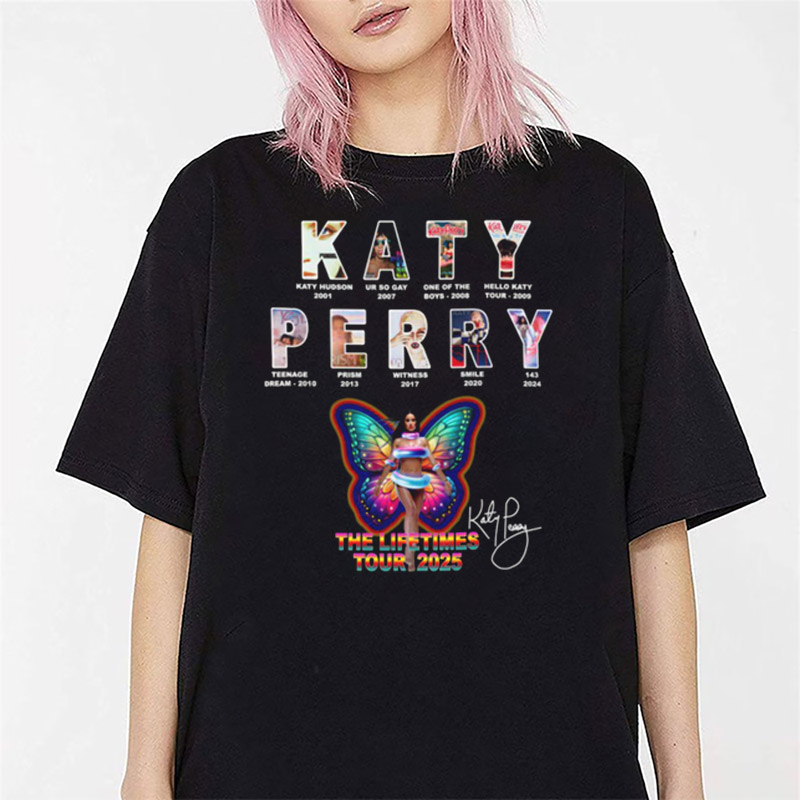 Katy Perry All Album The Lifetime Tour Shirt Katy Perry All Album The Lifetime Tour Shirt