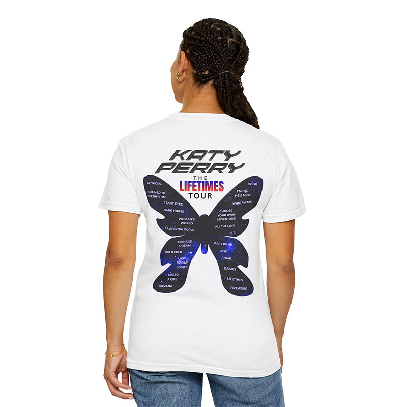 Katy Perry The Lifetime Tour 2-sided Shirt Katy Perry The Lifetime Tour 2-sided Shirt