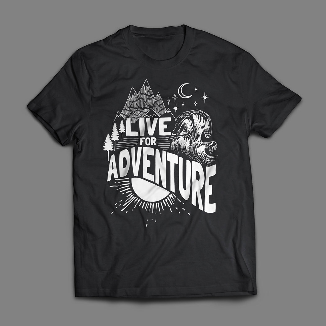 Live For Adventure Vacation Plan T-shirt Live For Adventure Vacation Plan T-shirt