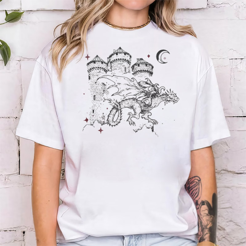 Medieval Fantasy Dragon Mystical Tee Medieval Fantasy Dragon Mystical Tee