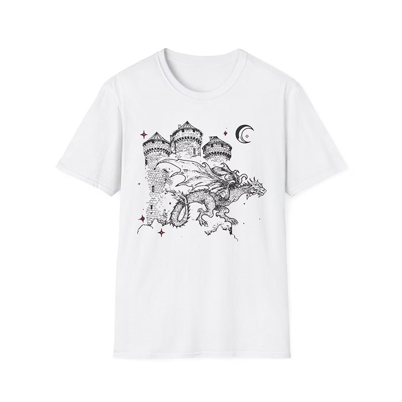 Medieval Fantasy Dragon Mystical Tee Medieval Fantasy Dragon Mystical Tee