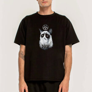 Metal No Grumpy Cat Demonic T shirt 2