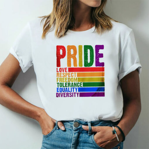 Month Of Pride 2025 LGBT Rainbow T shirt 1