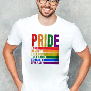 Month Of Pride 2025 LGBT Rainbow T shirt 3