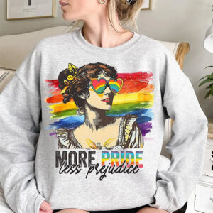 More Pride Less Prejudice Comfort Colors Tee 1