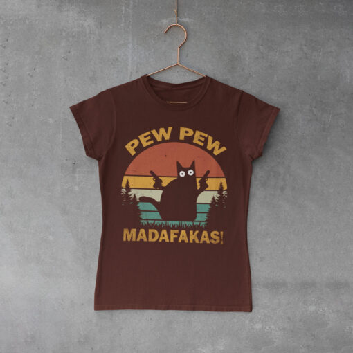 Pew Pew Madafakas Vintage Grumpy Cat Comfort Colors T shirt 2