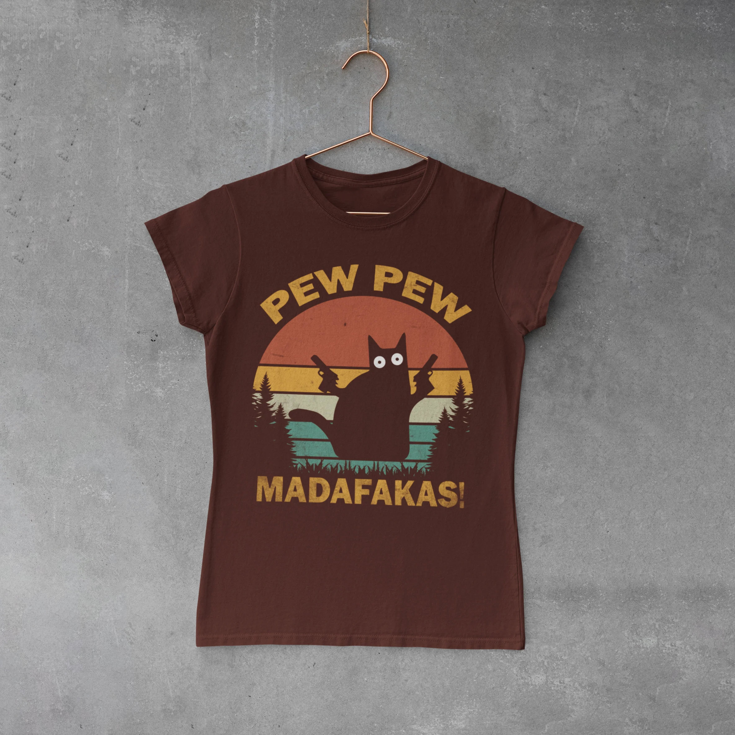 Pew Pew Madafakas Vintage Grumpy Cat Comfort Colors T-shirt Pew Pew Madafakas Vintage Grumpy Cat Comfort Colors T-shirt