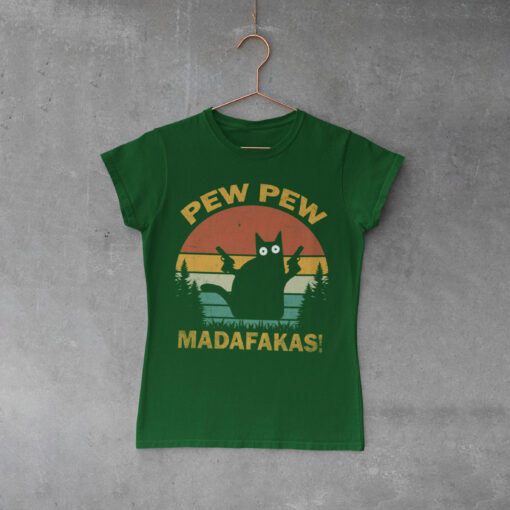 Pew Pew Madafakas Vintage Grumpy Cat Comfort Colors T shirt 4