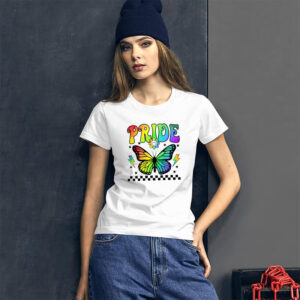 Rainbow Butterfly Pride Month 2025 LGBT T shirt 3