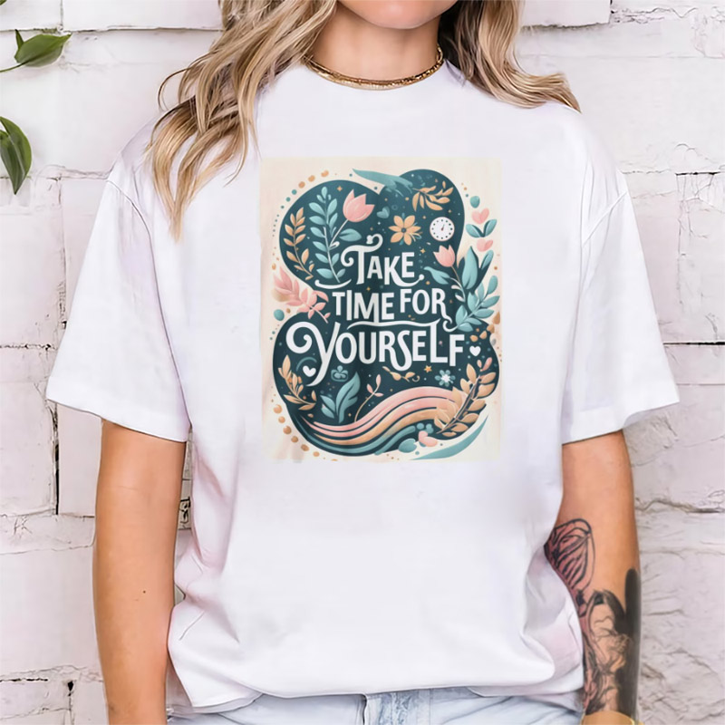 Self Care Motivational Quote Tee Self Care Motivational Quote Tee
