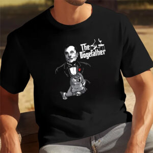 The Dogefather Funny Elon Musk And Inu Shiba T-shirt