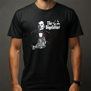 The Dogefather Funny Elon Musk And Inu Shiba T shirt 2