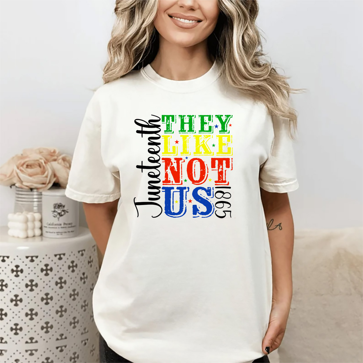 They Not Like Us 1865 Juneteenth Comfort Colors T-shirt They Not Like Us 1865 Juneteenth Comfort Colors T-shirt