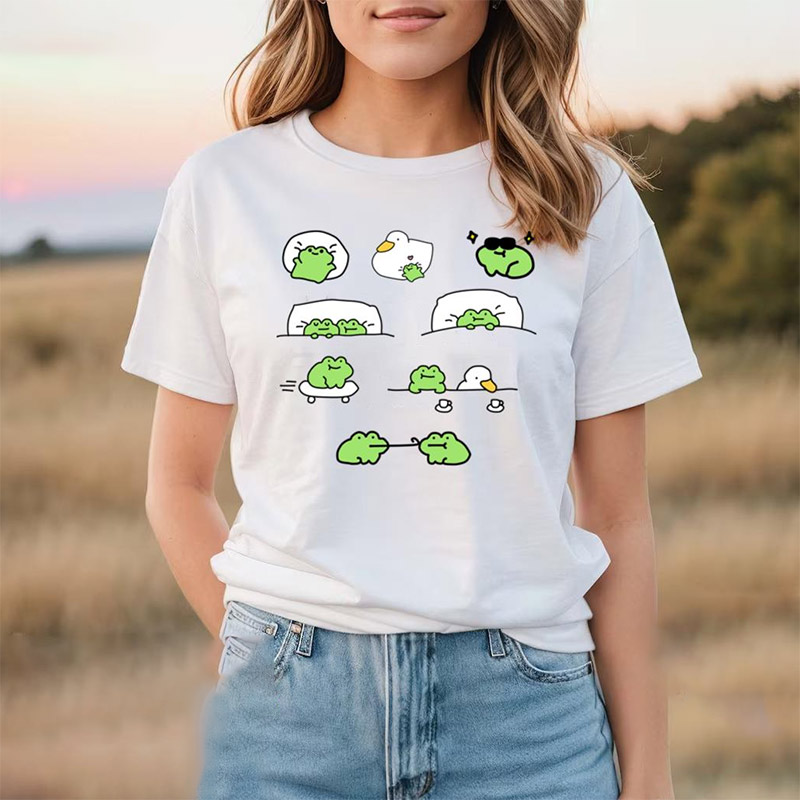 Tiny Frogs Pack Sticker T-shirt Tiny Frogs Pack Sticker T-shirt
