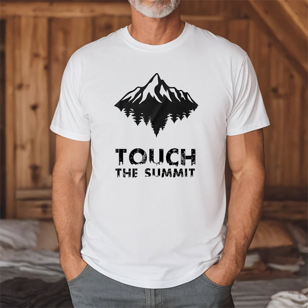 Touch The Summit Hiking Travel T-shirt Touch The Summit Hiking Travel T-shirt