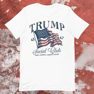 Trump Social Club USA Flag T-shirt Trump Social Club USA Flag T-shirt