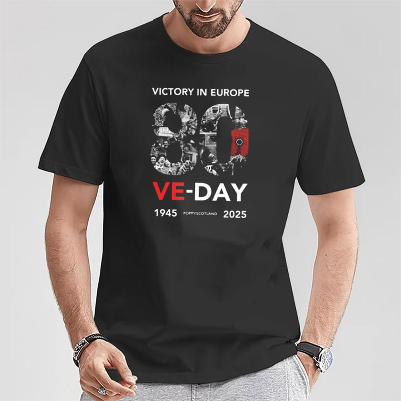 VE Day 80th Anniversary T-shirt VE Day 80th Anniversary T-shirt