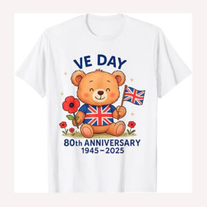 VE Day Flag 80th Anniversary 2025 Shirt 2