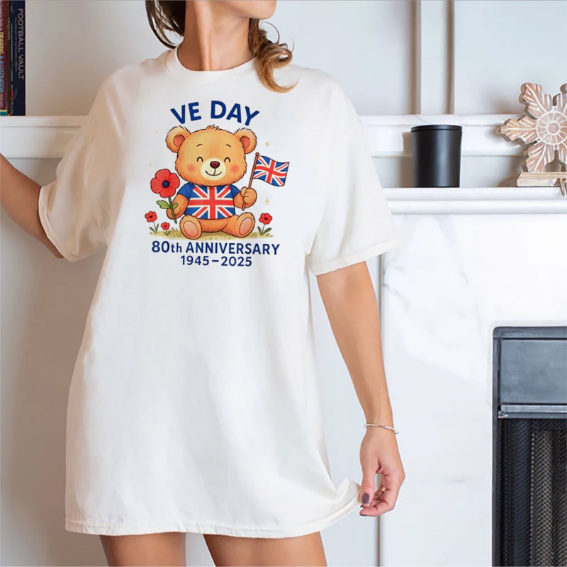 VE Day Flag 80th Anniversary 2025 Shirt VE Day Flag 80th Anniversary 2025 Shirt