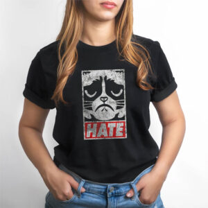 Vintage Hate Grumpy Cat Funny Cat Lovers T shirt 1