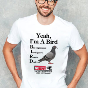 Yeah I'm A Bird Funny Camera Pigeon T shirt 2